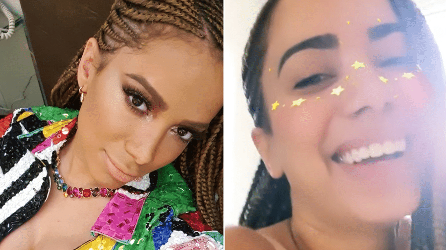 Anitta volta a usar tranças afro - Reprodução/Instagram