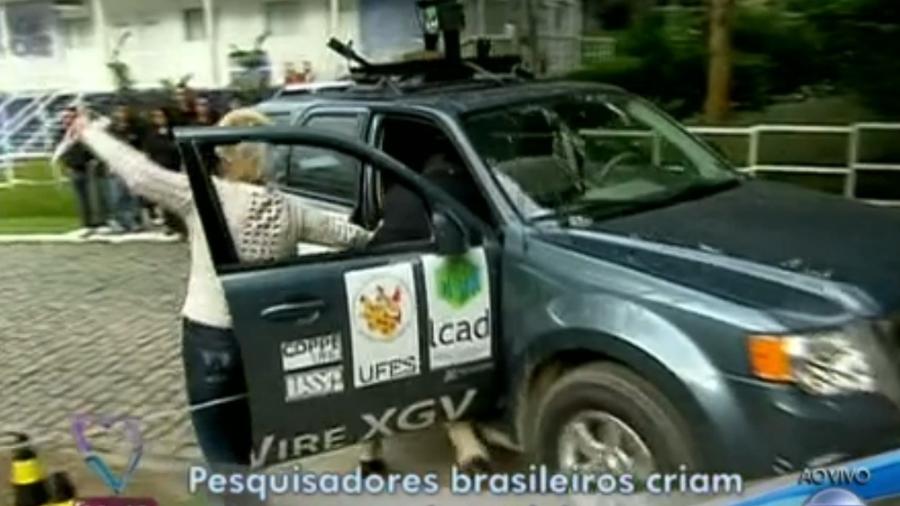 Ana Maria Braga foi atropelada por carro ao vivo - Reprodução/Rede Globo