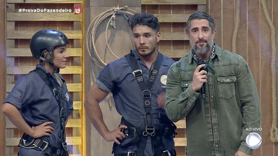 Hariany Almeida e Lucas Viana disputam última roça de A Fazenda 2019 - Reprodução/RecordTV