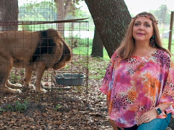 Carole Baskin, do documentário 'A Máfia dos Tigres', da Netflix