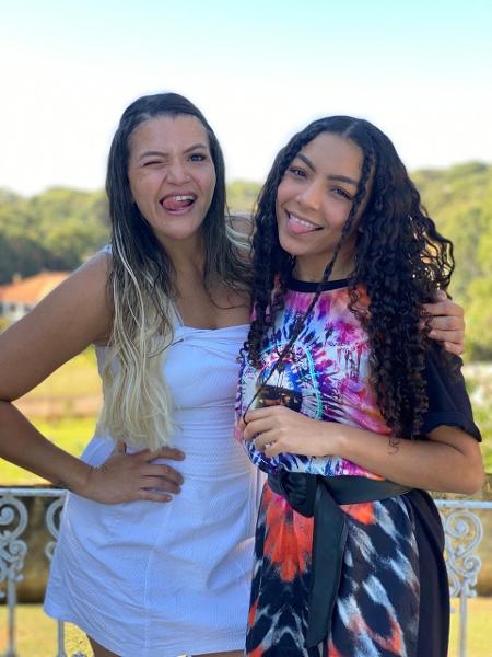 Any Gabrrielly e a mãe Priscila - Acervo pessoal - Acervo pessoal
