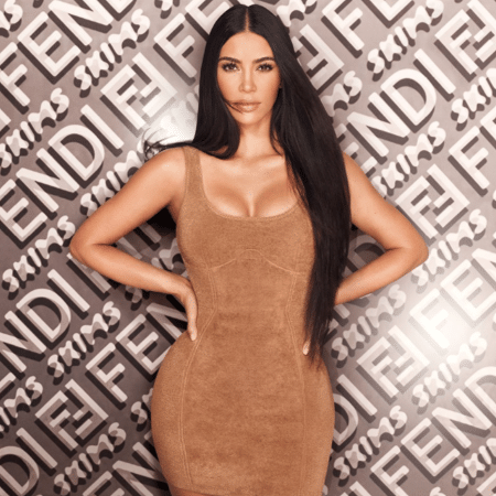 Kim Kardashian para a coleção Fendi x Skims - Reprodução/Instagram