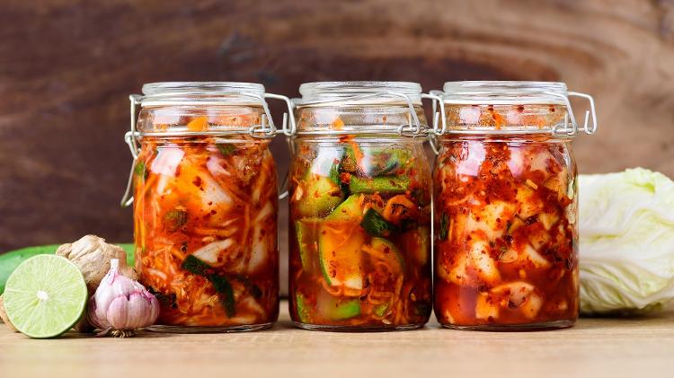 Jarros de kimchi
