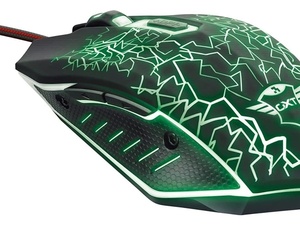 Mouse Gaming Trust 21683 GXT105 Izza Illuminated Led Preto Médio - Divulgação - Divulgação