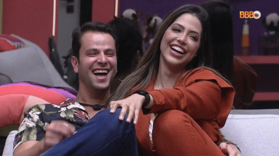 BBB 22: O casal "Lagusta" se separou na última terça-feira (23), com a eliminação da "doutora" - Reprodução/Globoplay