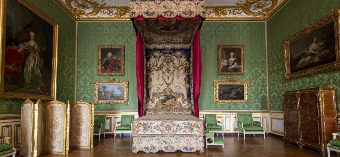 Apartamento do Delfim, no Palácio de Versalhes: espaço reabriu ao público em 1º de abril de 2022 após 10 anos fechado - Divulgação/Palácio de Versalhes