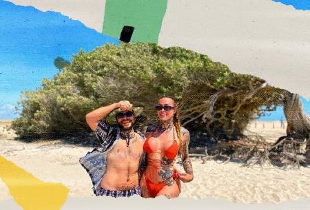 Beto e Erika durante viagem antes da gravidez - Arquivo pessoal - Arquivo pessoal