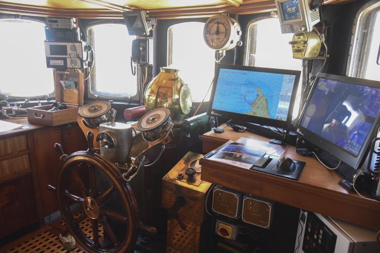 Interior do Amerigo Vespucci 