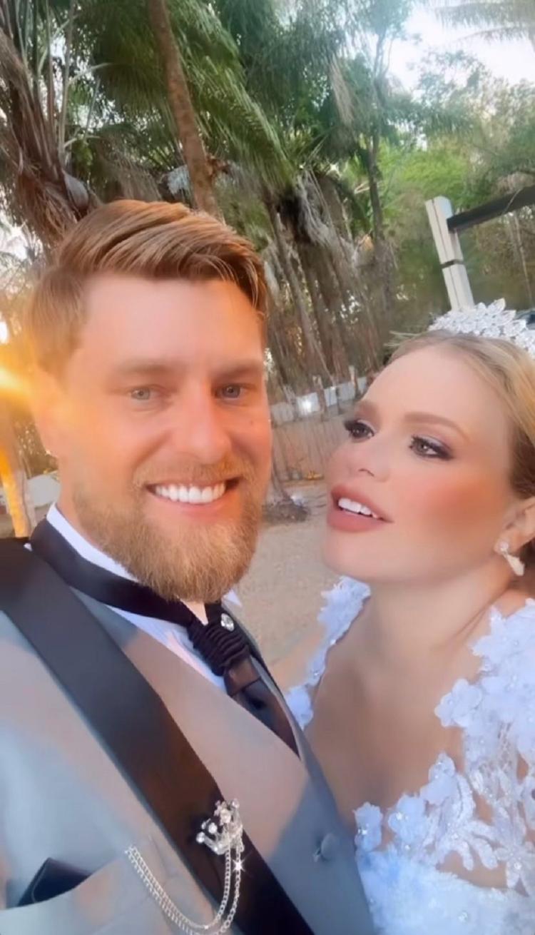 Casamento de ex-BBB Paulinha Leitte foi até de manhã 