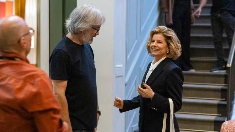 Debora Bloch e Paulo Silvestrini, no começo das gravações de 'Vale Tudo'