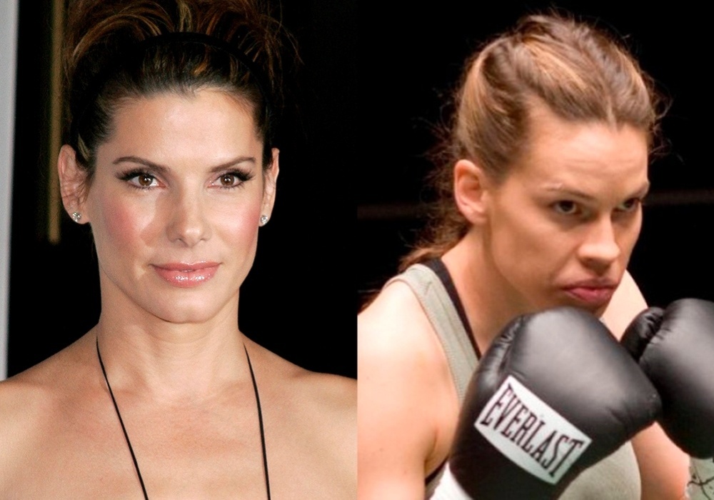 Sandra Bullock/Hillary Swank em cena do filme "Menina de Ouro" (2004), de Clint Eastwood - Tinseltown/Shutterstock.com/Reprodução