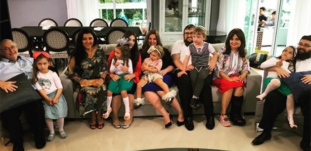 Regina Casé grava "Esquenta" com família formada por judeus ortodoxos - Reprodução/Instagram - Reprodução/Instagram