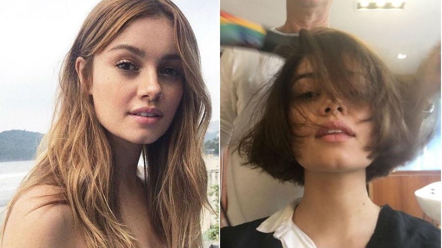 Sophie Charlotte antes e depois de novo visual - Reprodução/Instagram
