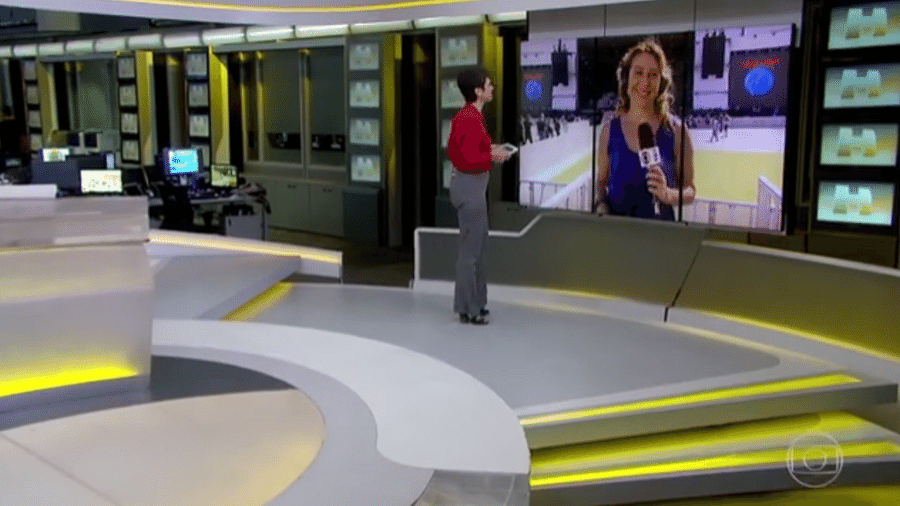 Sandra Annenberg ressuscita meme de Christiane Torloni durante o "Jornal Hoje" - Reprodução/TV Globo