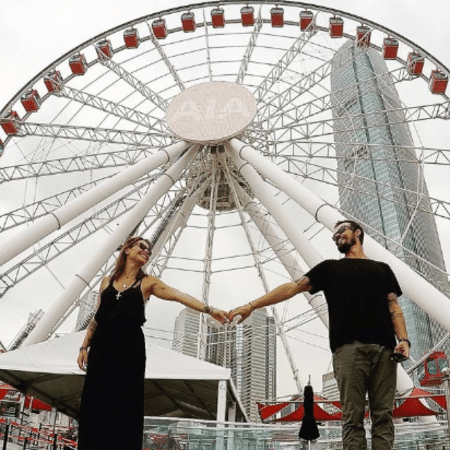 Paulo Vilhena e Amanda Beraldi em Hong Kong - Reprodução/Instagram