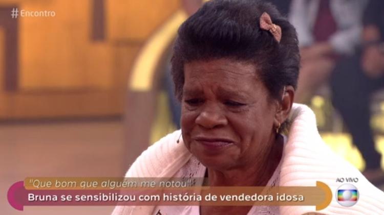 Dona Divina emocionou convidados do "Encontro" com sua história de vida - Reprodução/Globo - Reprodução/Globo
