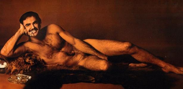 Burt Reynolds em sua icônica foto sem roupa - Reprodução - Reprodução