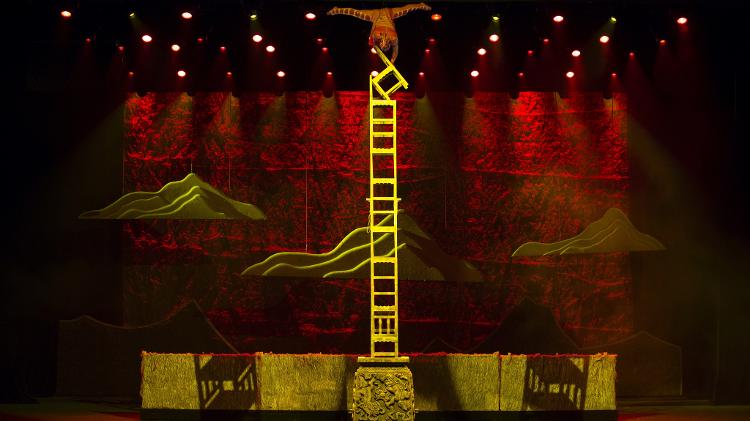 Imagem do espetáculo "China Esplêndida", do Circo da China - Gabriela Cais Burdmann/UOL - Gabriela Cais Burdmann/UOL