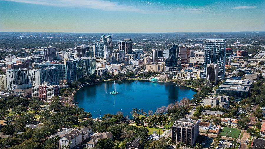 Além dos parques de diversão, Orlando exibe um lindo cenário urbano - Divulgação/Visit Orlando