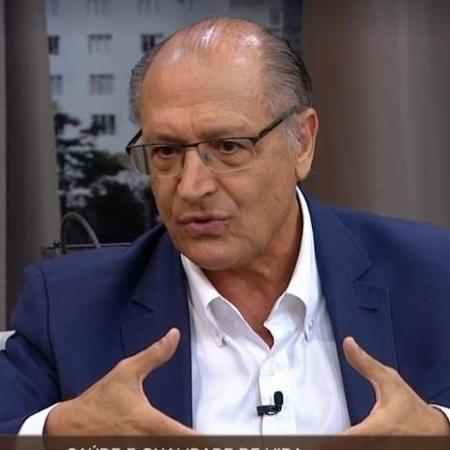Geraldo Alckmin em participação no "Todo Seu" da TV Gazeta - Reprodução//TV Gazeta