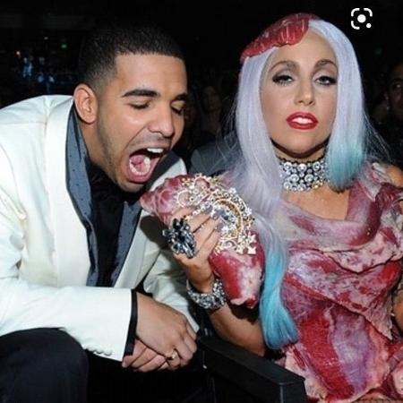 Lady Gaga e Drake, em 2010 - Reprodução/Instagram/ladygaga