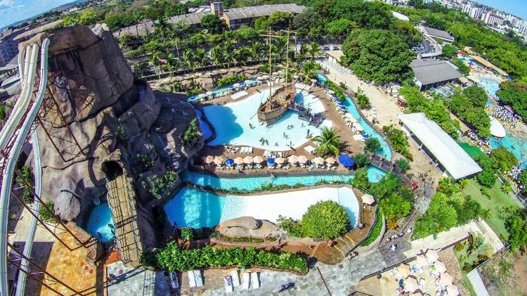 Vista aérea do Acqua Park diRoma, em Caldas Novas - DiRoma/Divulgação - DiRoma/Divulgação