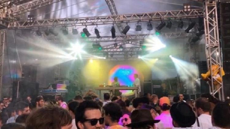 Show de DJ no festival em Inhotim - Reprodução - Reprodução