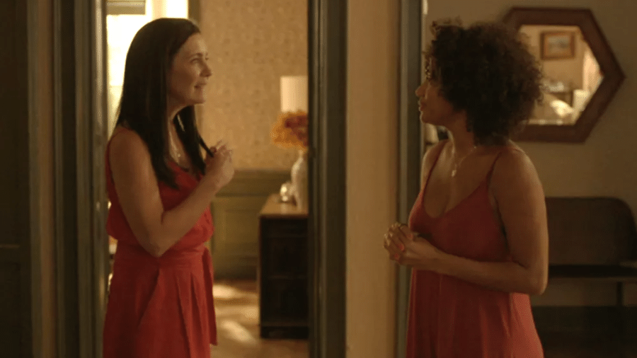Thelma e Camila em "Amor de Mãe" - Reprodução/Globo