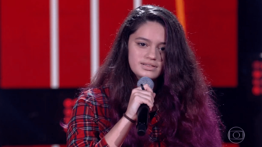 Lua Brunetti no "The Voice Kids" - Reprodução / TV Globo