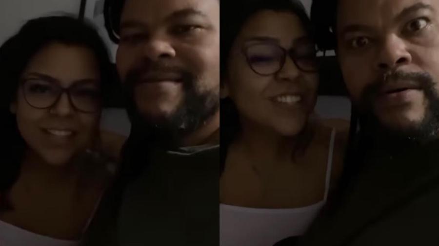Babu Santana grava vídeo da namorada falando sobre torcida no BBB - Reprodução/Instagram 