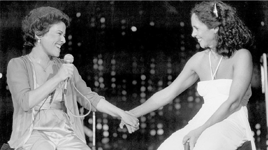 Elis Regina e Gal Costa no "Especial Grandes Nomes" - Reprodução