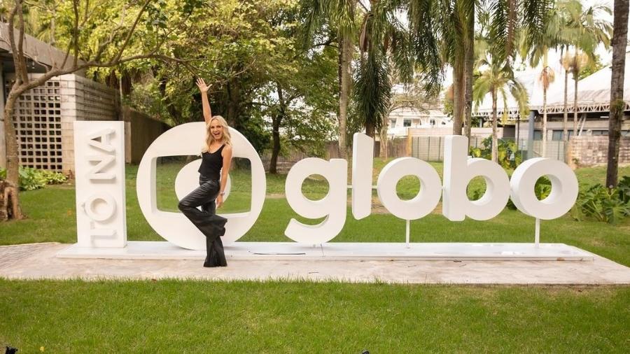 Eliana visitou os Estúdios Globo e concedeu entrevista para o "Fantástico" - Reprodução/Instagram @eliana