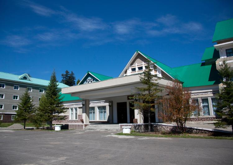 Hotel Baegaebong, aos pés do Monte Paektu, em Samjiyon, na Coreia do Norte