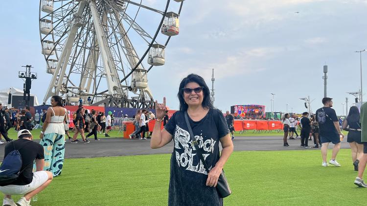 Cátia Cunha celebrou cura de doença no Rock in Rio