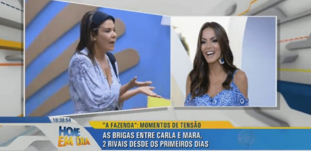 Carla Prata ataca rival Mara Maravilha e se preocupa com imagem de vilã - Reprodução/TV Record