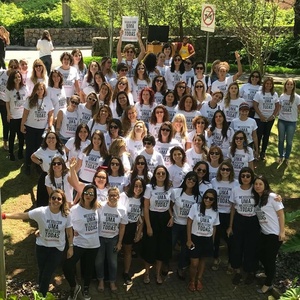 Funcionárias da Globo fazem ato em apoio a figurinista que denunciou assédio de José Mayer - Arquivo pessoal - Arquivo pessoal