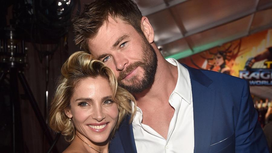 Chris Hemsworth e a mulher, Elsa Pataky - Alberto E. Rodriguez/Getty Images for Disney