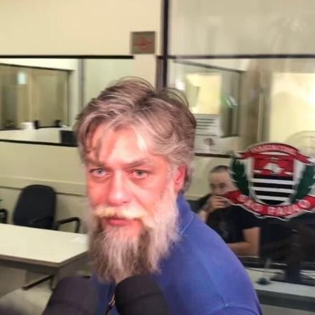 Fábio Assunção fala com a imprensa em São Paulo após se envolver em acidente de trânsito - Guilherme Machado/UOL - Guilherme Machado/UOL