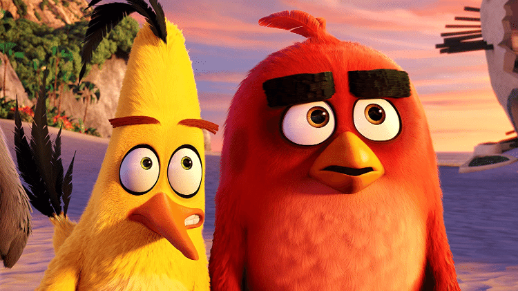 Cena do filme "Angry Birds" - Reprodução - Reprodução