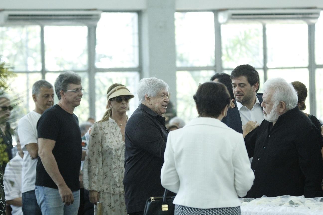 José Bonifácio de Oliveira Sobrinho, o Boni, amigo de Ricardo Amaral, foi a velório de Gisella Amaral - Wallace Barbosa/AgNews