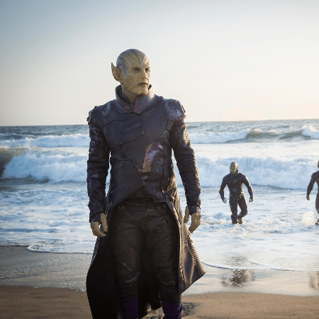 Os Skrulls em cena de "Capitã Marvel" - Reprodução - Reprodução