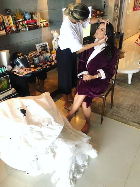 Kyra Gracie faz teste de maquiagem para o casamento - Reprodução/Instagram