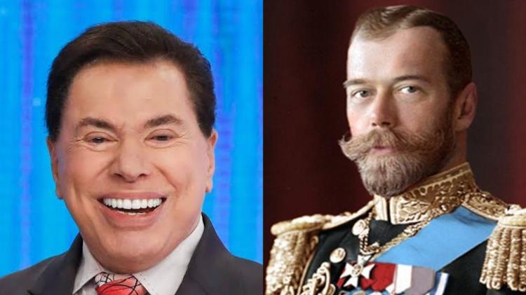 Silvio Santos e o último czar, Nicolau II - Reprodução/Pinterest - Reprodução/Pinterest