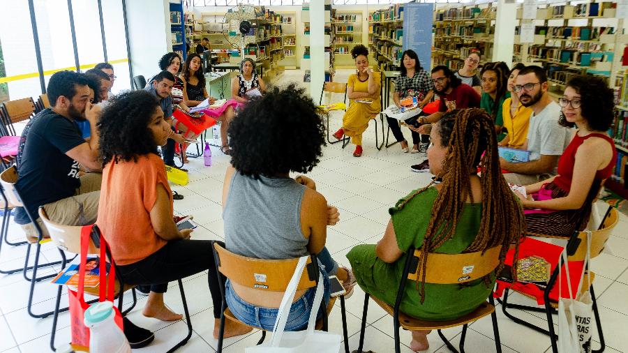 Reunião da iniciativa Mulheres Negras na Biblioteca (MNBT), em 2019 - Guilherme Menezes