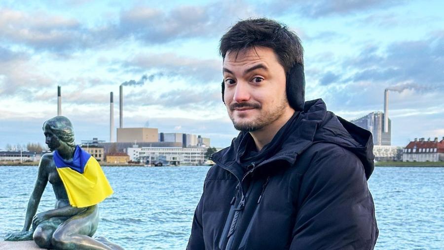 Felipe Neto durante viagem à Dinamarca - Reprodução Instagram