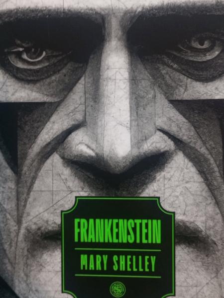 Capa da edição de Frankenstein que estava entre os finalistas do Prêmio Jabuti de Ilustração, mas foi desclassificada após polêmica