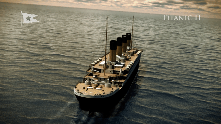 Titanic II: plano de bilionário foi relançado - Reprodução / Blue Star Line