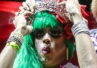 A drag Makaila foi eleita a Rainha da Virada após batalha de drags no palco Arouche - Adriana Spaca/Estadão