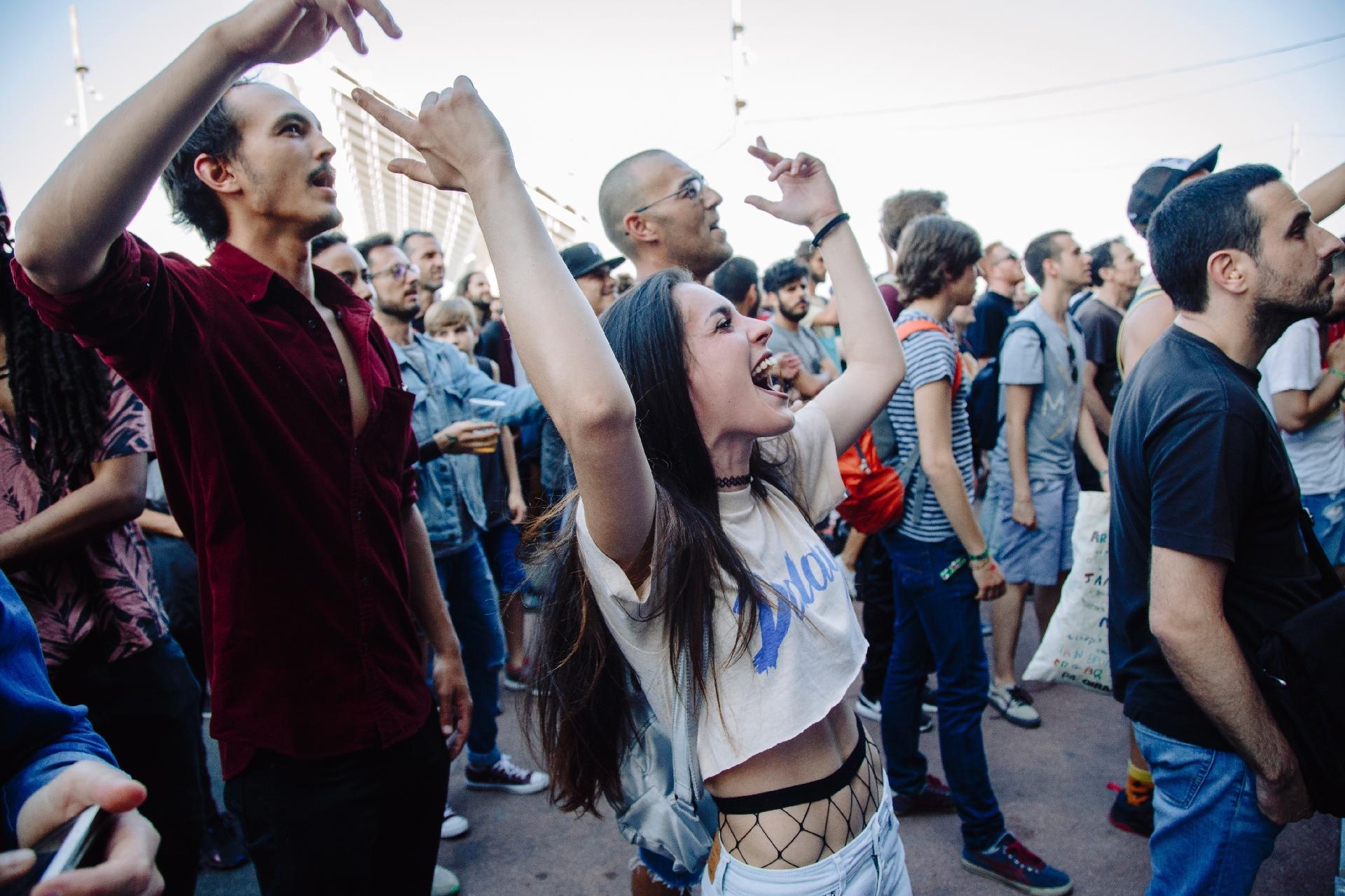 Público curte a sexta-feira, segundo dia do festival Primavera Sound, em Barcelona, na Espanha - Divulgação/Red Bull Content Pool