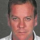 Kiefer Sutherland - Foto da Polícia